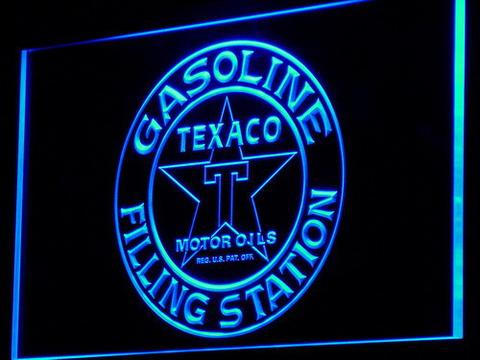 Texaco Gasoline Filling Station LED Neon Sign